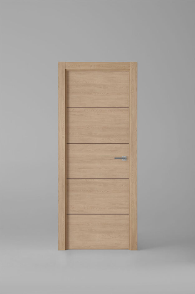Interior door model X2003 Roble Siena Brown Inlay