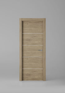 Puerta de interior colección tradition X2003 Roble Urban Greca Blanca