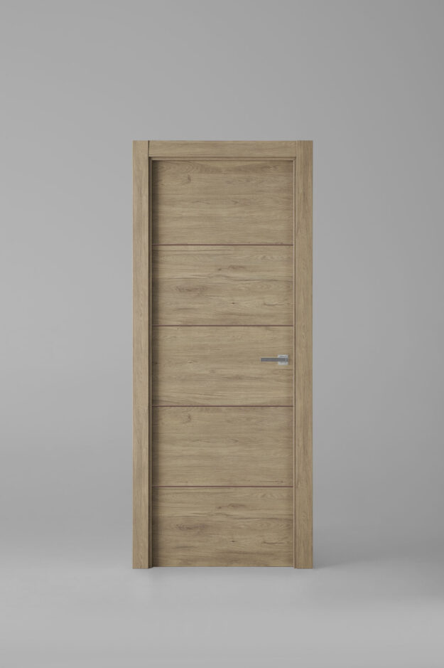 Puerta de interior colección tradition X2003 Roble Urban Greca Marrón