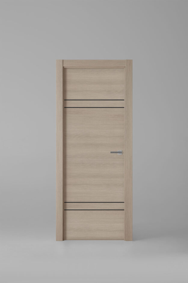 Puerta de interior modelo X2004 Acazio Greca Negra