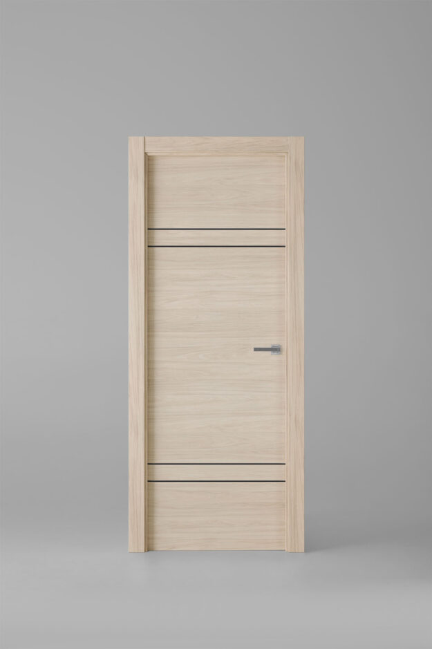 Interior door model X2004 Roble Arena Black Inlay