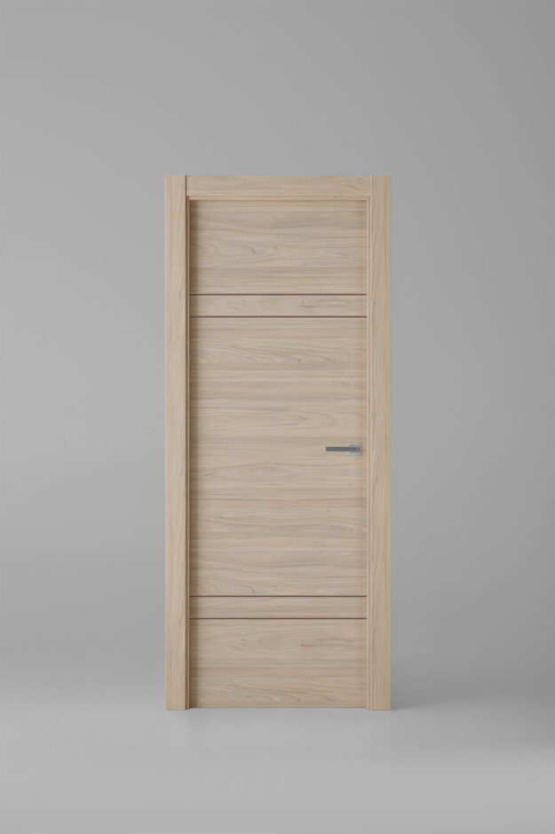 Puerta de interior colección nature X2004 Roble Estrío Greca Marrón