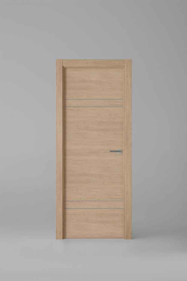 Puerta de interior colección tradition X2004 Roble Siena Greca Plata