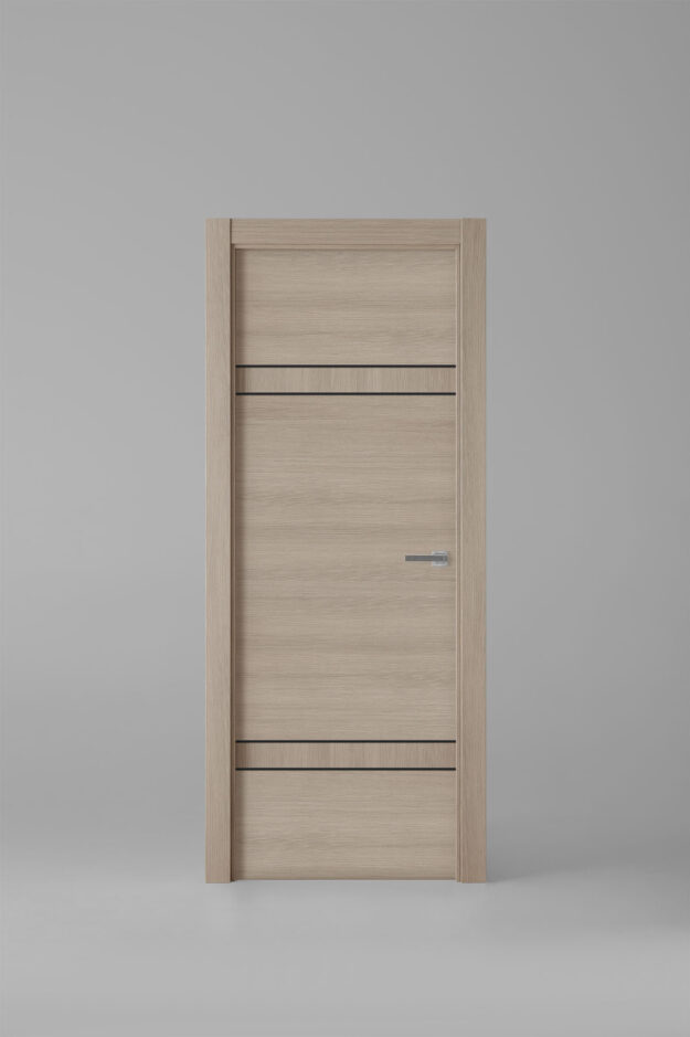 Puerta de interior modelo X2004E Acazio Greca Negra