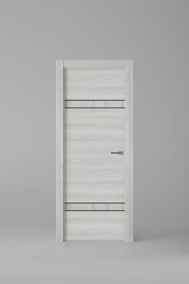 Puerta de interior colección cotton X2004E Glaciar Greca Negra