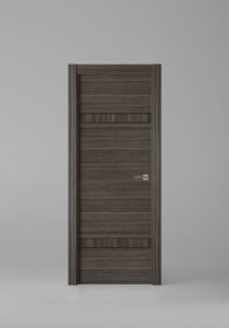 Puerta de interior colección grey X2004E Malluma Greca Negra