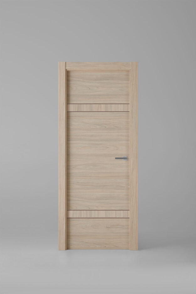 Puerta de interior colección nature X2004E Roble Estrío Greca Marrón