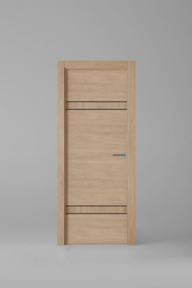 Puerta de interior colección tradition X2004E Roble Siena Greca Negra