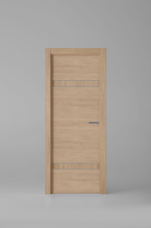 Puerta de interior colección tradition X2004E Roble Siena Greca Plata