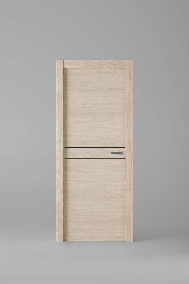 Puerta de interior colección nature X2007 Roble Arena Greca Negra