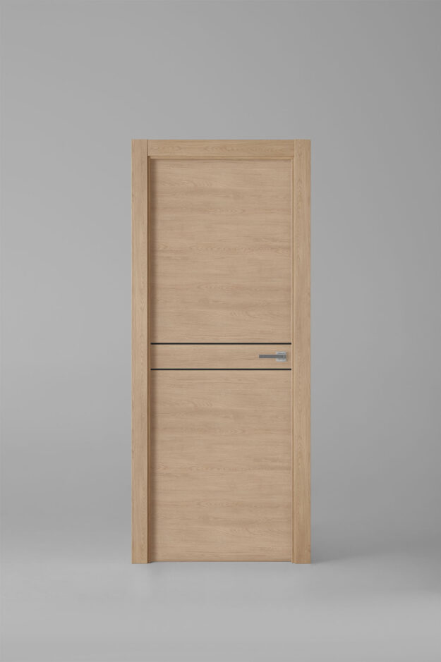 Puerta de interior colección tradition X2007 Roble Siena Greca Negra