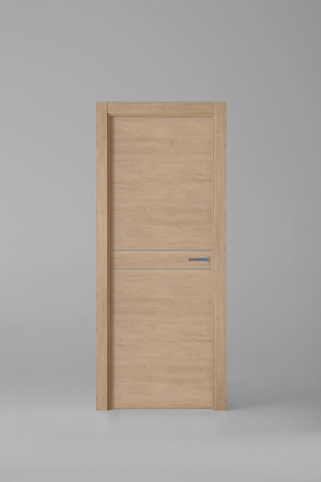 Puerta de interior colección tradition X2007 Roble Siena Greca Plata