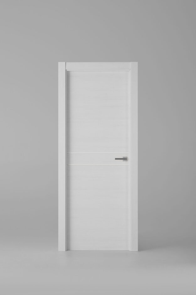 Puerta de interior colección cotton X2007 Talcum Greca Negra