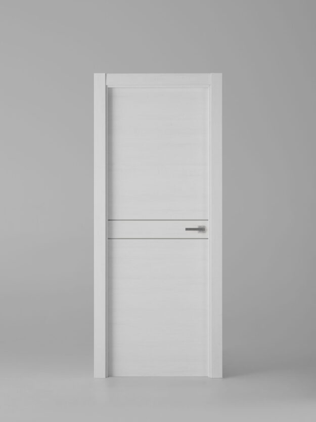 Interior door model X2007 Talcum Silver Inlay