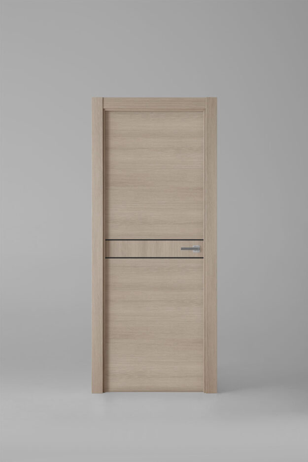 Puerta de interior modelo X2007E Acazio Greca Negra