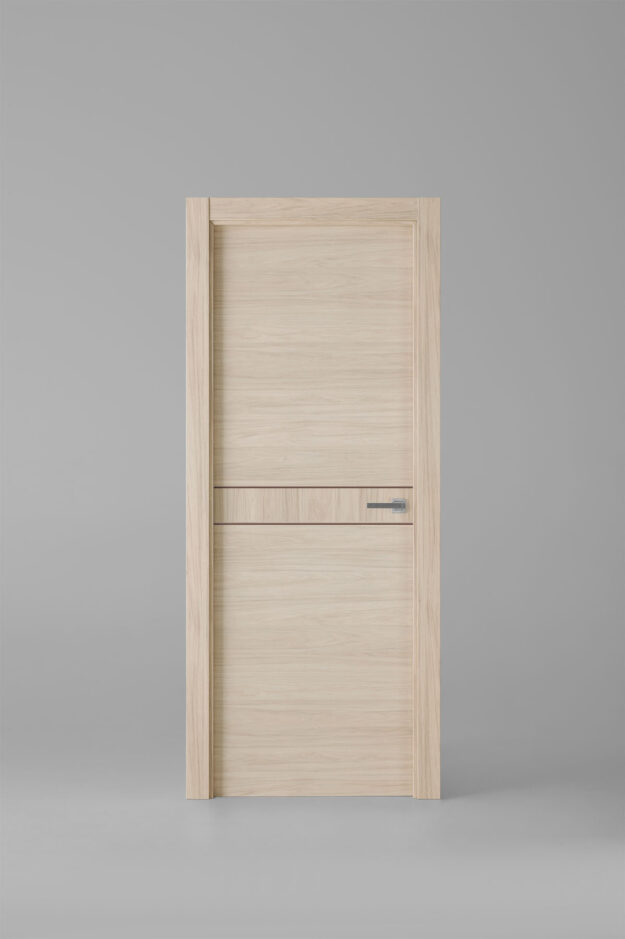 Interior door model X2007E Roble Arena Brown Inlay