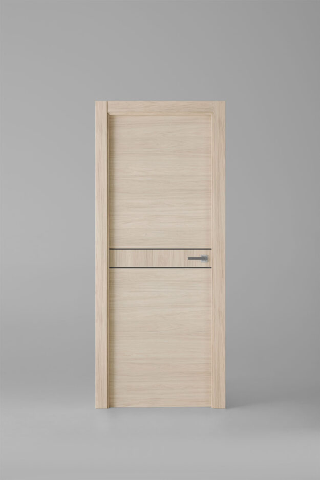 Puerta de interior colección nature X2007E Roble Arena Greca Negra