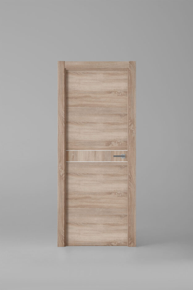 Puerta de interior colección tradition X2007E Roble Labriego Greca Blanca