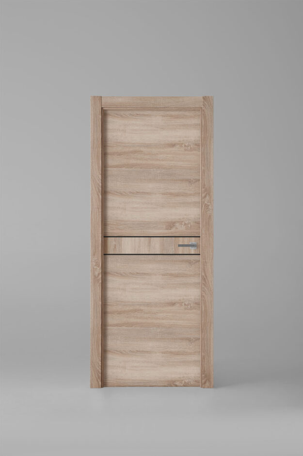 Puerta de interior colección tradition X2007E Roble Labriego Greca Negra