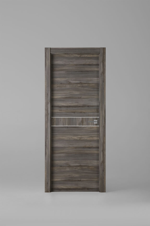 Puerta de interior colección grey X2007E Vulcano Greca Blanca