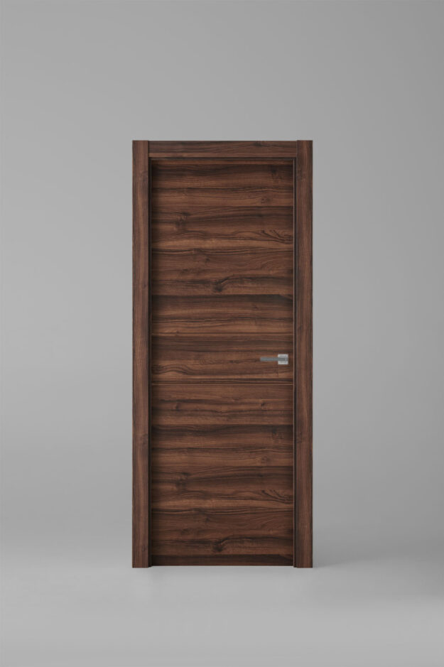 Puerta de interior modelo X2001 Nogal Selva Pico Gorrión