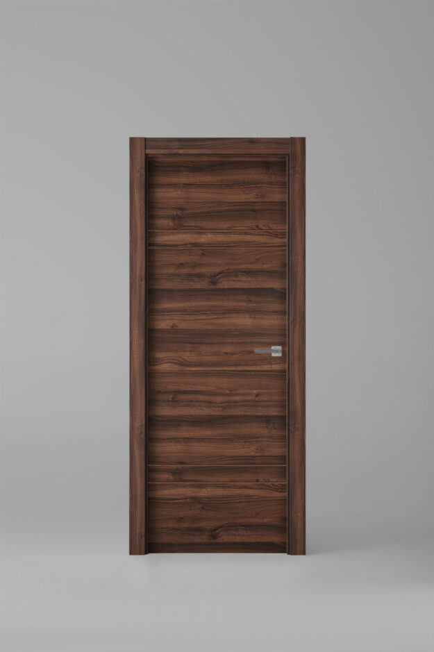 Puerta de interior modelo X2004 Nogal Selva Pico Gorrión