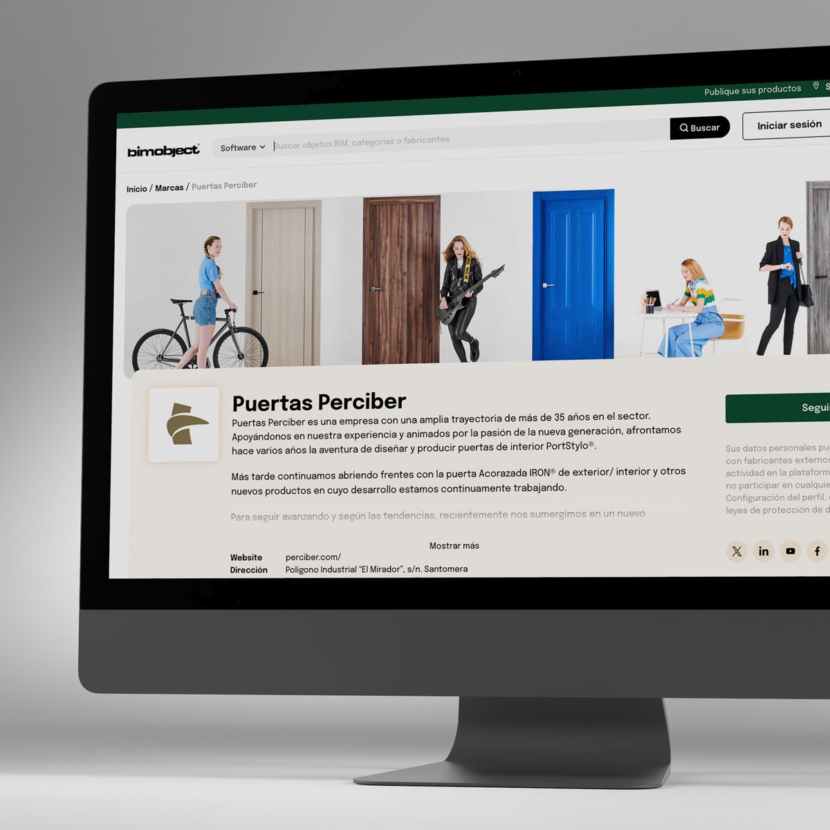 Biblioteca objetos BIM Perciber