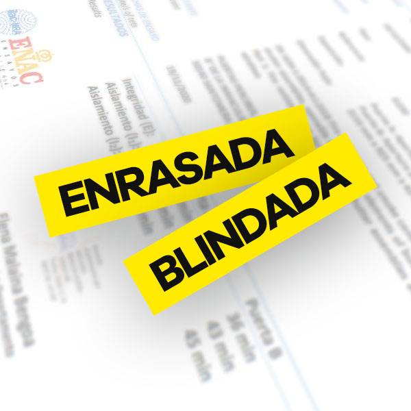 Puertas Blindadas y enrasadas Perciber con Certificado RF30 Puertas Blindadas y enrasadas Perciber con Certificado RF30
